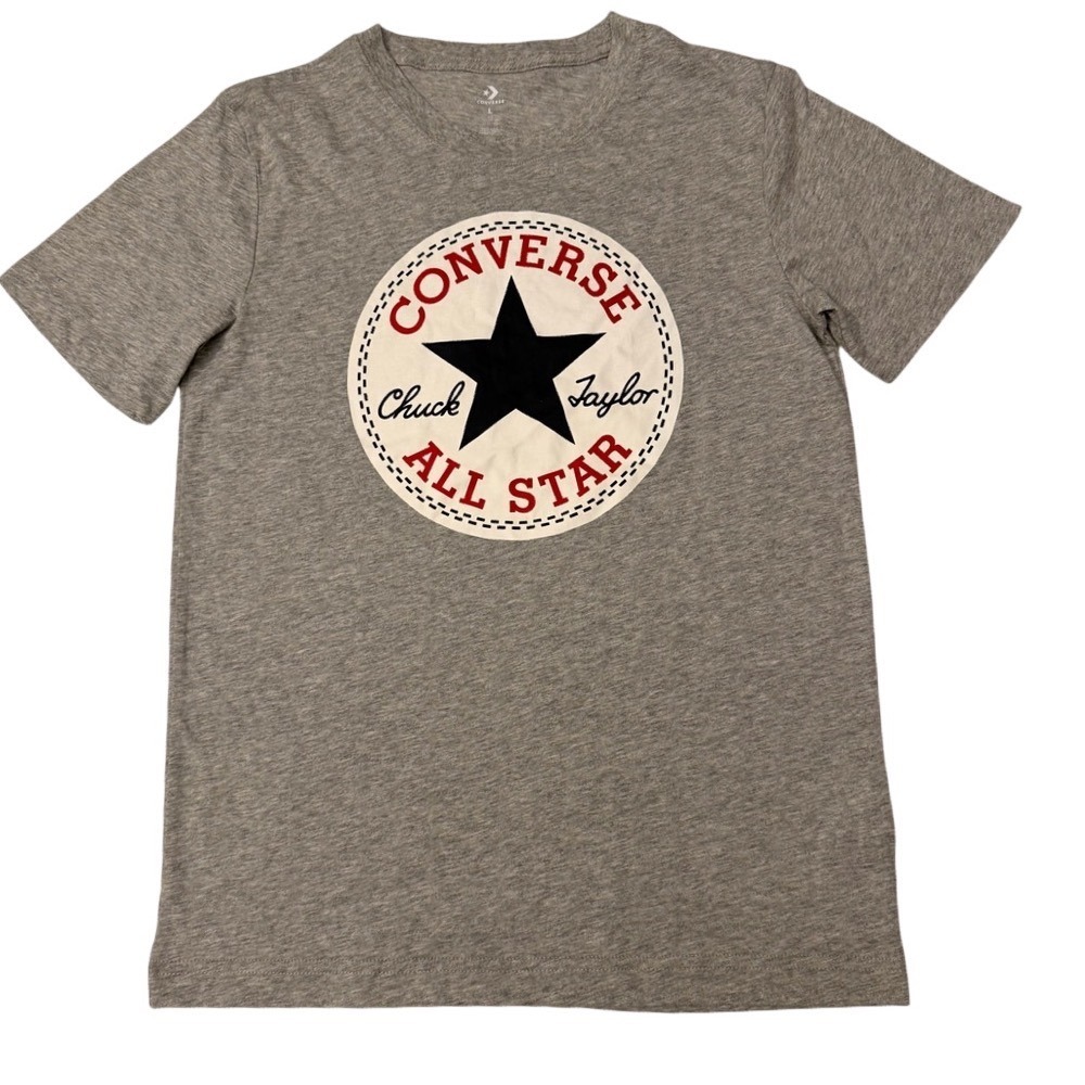 Converse Kids Gray All Star‎ T-Shirt Size 12-13 Boys